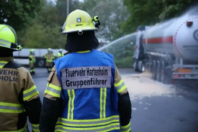Bark-Bockhorn: Austritt von Crude Glycerine aus Tankwagen