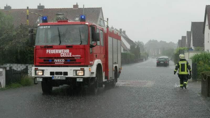Celle: Unwetterlage in Celle Rund 200 Einsätze für die Celler Feuerwehr - Abschlussbericht