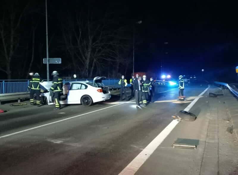 Herdecke: Schwerer Verkehrsunfall auf der Ruhrbrücke