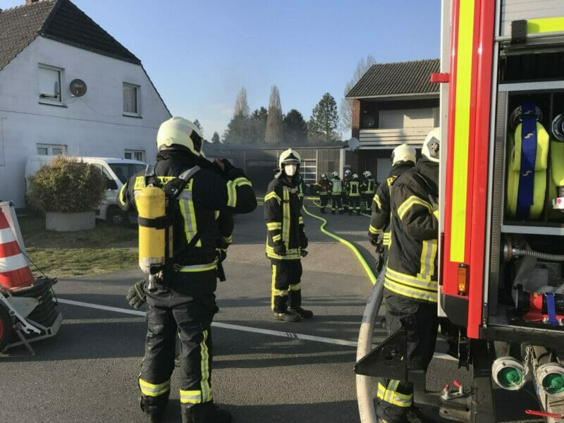 Kranenburg: Brand in einer Kfz-Werkstatt an der Klever Straße