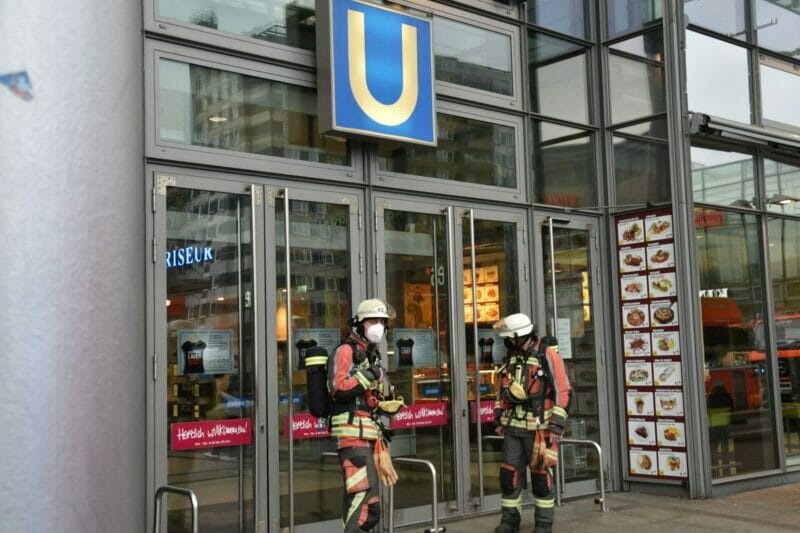 Norderstedt: Feuer im U-Bahnhof