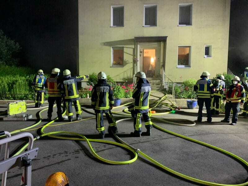 Bochum: Kellerbrand auf der Alten Wittener Straße