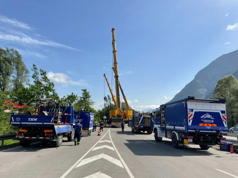 Garmisch-Partenkirchen: THW hat den eigenen Einsatz nach dem Zugunglück abgeschlossen