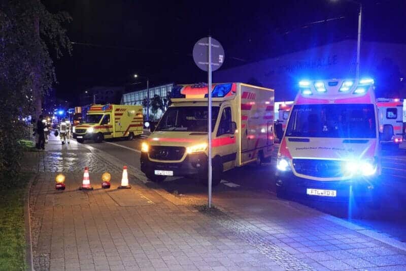 Dresden: mehrere Verletzte nach Verpuffung