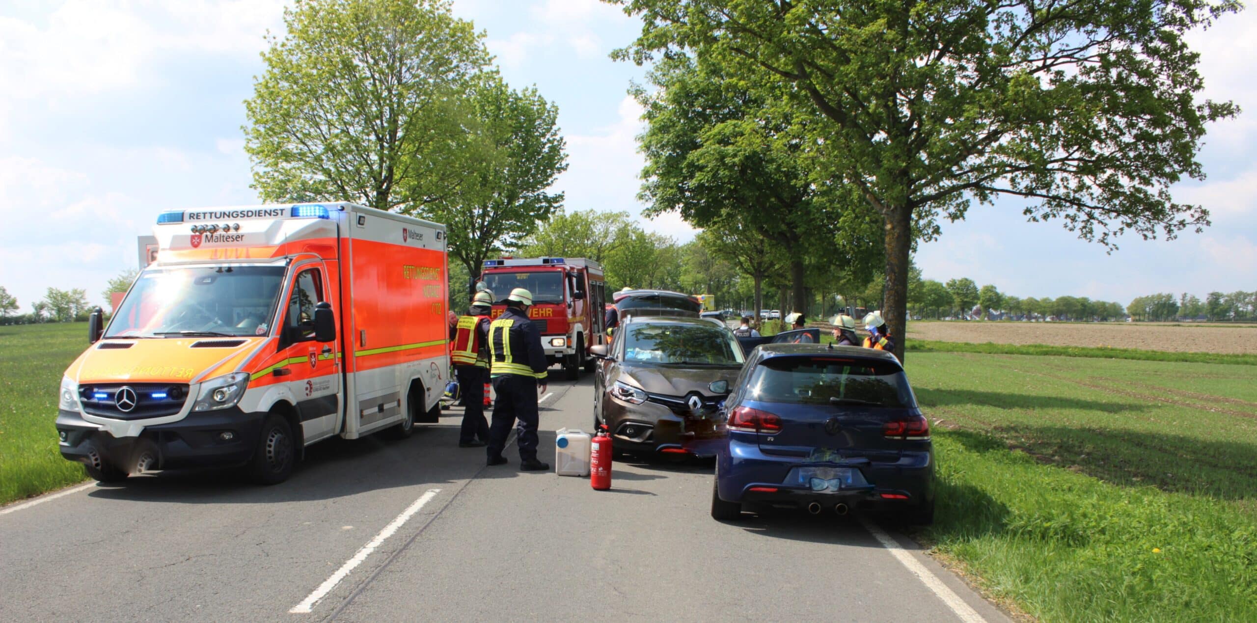 Simmerath: Unfall in der Eifel - Fahrer mit Rettungshubschrauber ins Krankenhaus geflogen