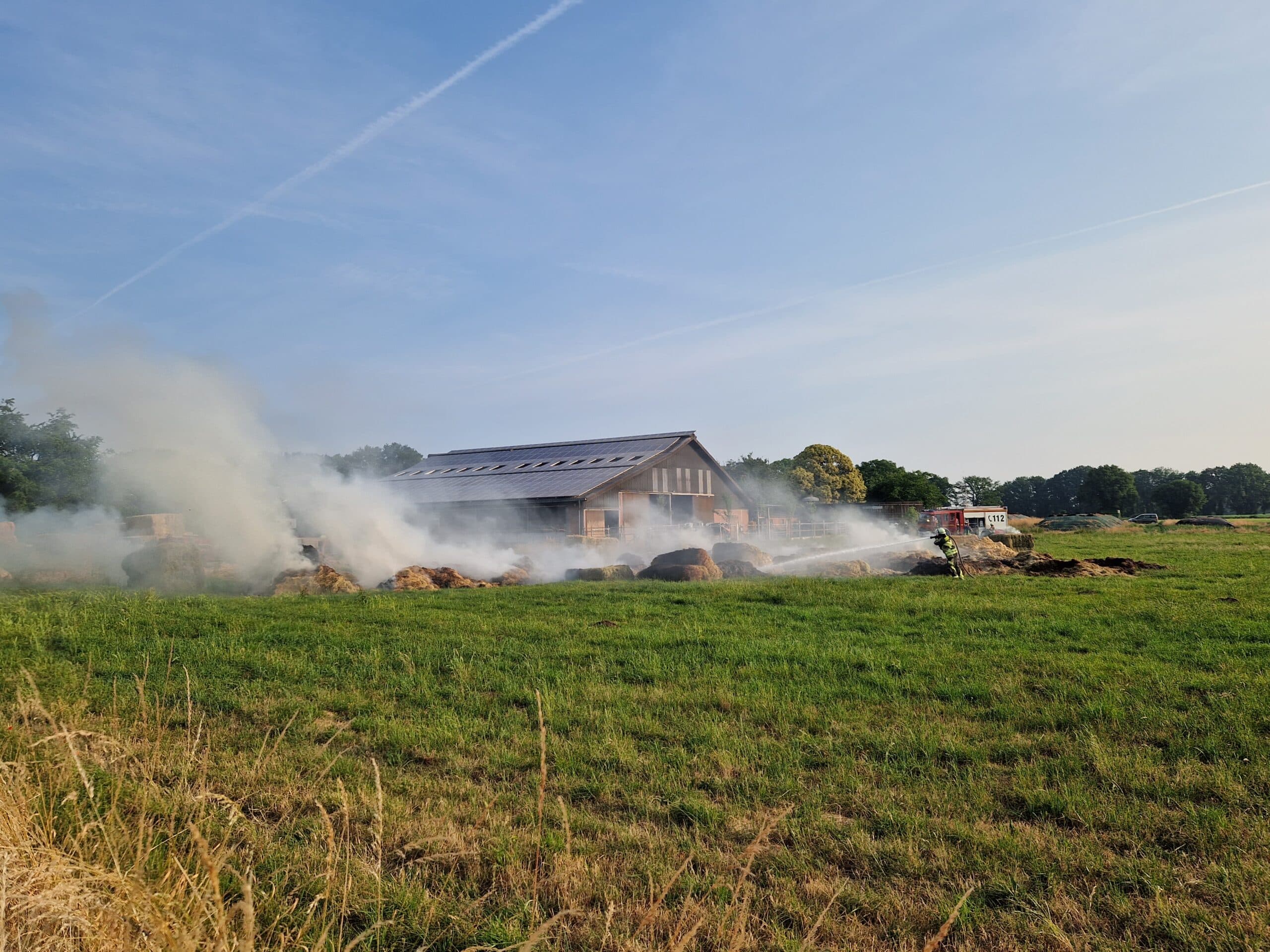 Bocholt: Feuer auf Bauernhof in Biemenhorst