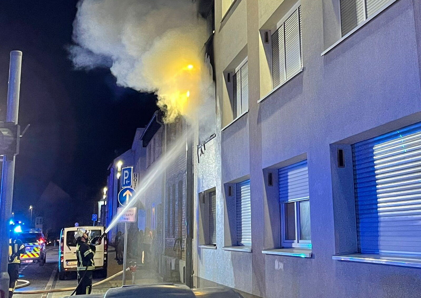 Bergheim: Wohnungsbrand - Drei Personen verletzt