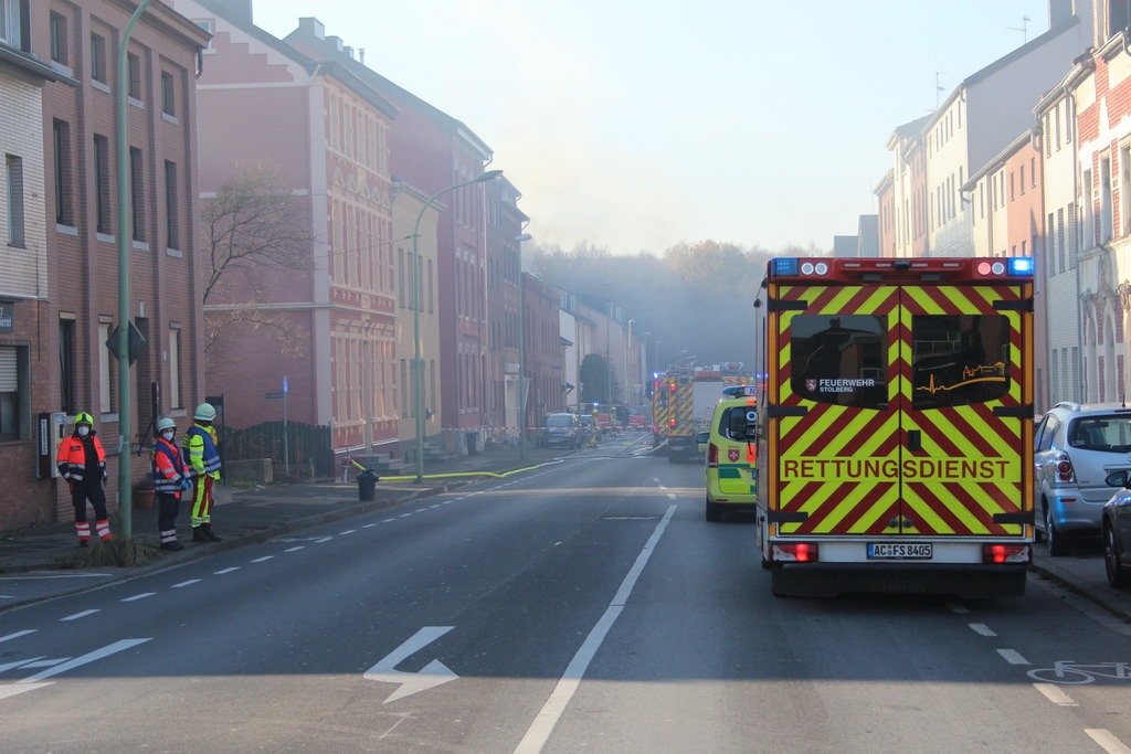 Dachstuhlbrand in Stolberg 31-11-2020
