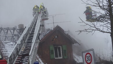 Calw: Wohnhaus nach Brand einsturzgefährdet