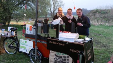 Celle: Neues Fahrzeug für die Feuerwehr Bostel - erster Einsatz für das Kaffeefahrrad