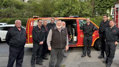 Schwelm: Verabschiedung von Peter Mielke in den Feuerwehr-Ruhestand