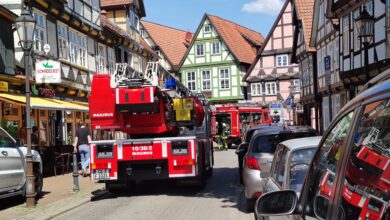 Celle: Küchenbrand in einem Fachwerkhaus in der Altstadt