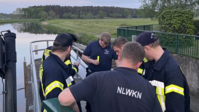 Flotwedel: Ortsfeuerwehr Offensen führt gemeinsamen Ausbildungsdienst mit dem NLWKN durch