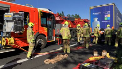 Hannover: Eine schwerverletzte Person bei einem Verkehrsunfall auf der Autobahn 2