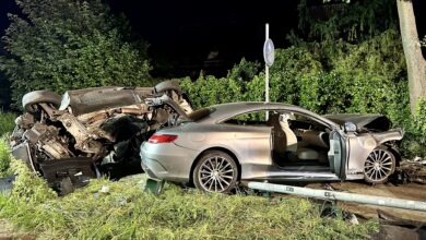 Hünxe: Schwerer Verkehrsunfall mit zwei verletzten Personen
