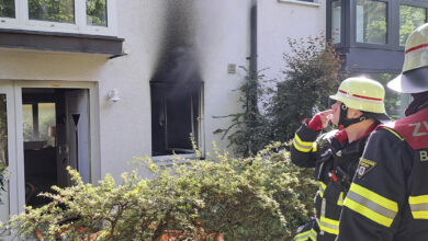 München: Küchenbrand im Reihenhaus