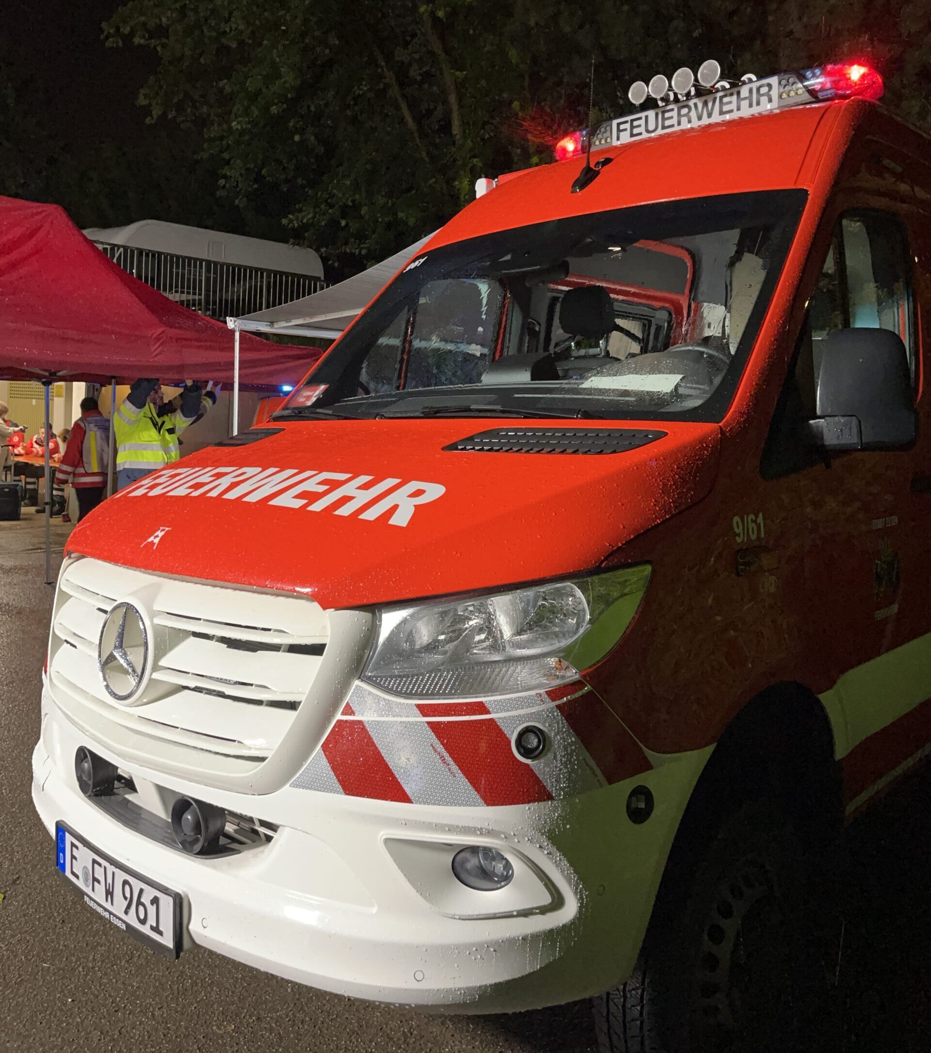 Essen: Evakuierung - Feuerwehr im Einsatz wegen bergbaulicher Gefährdung