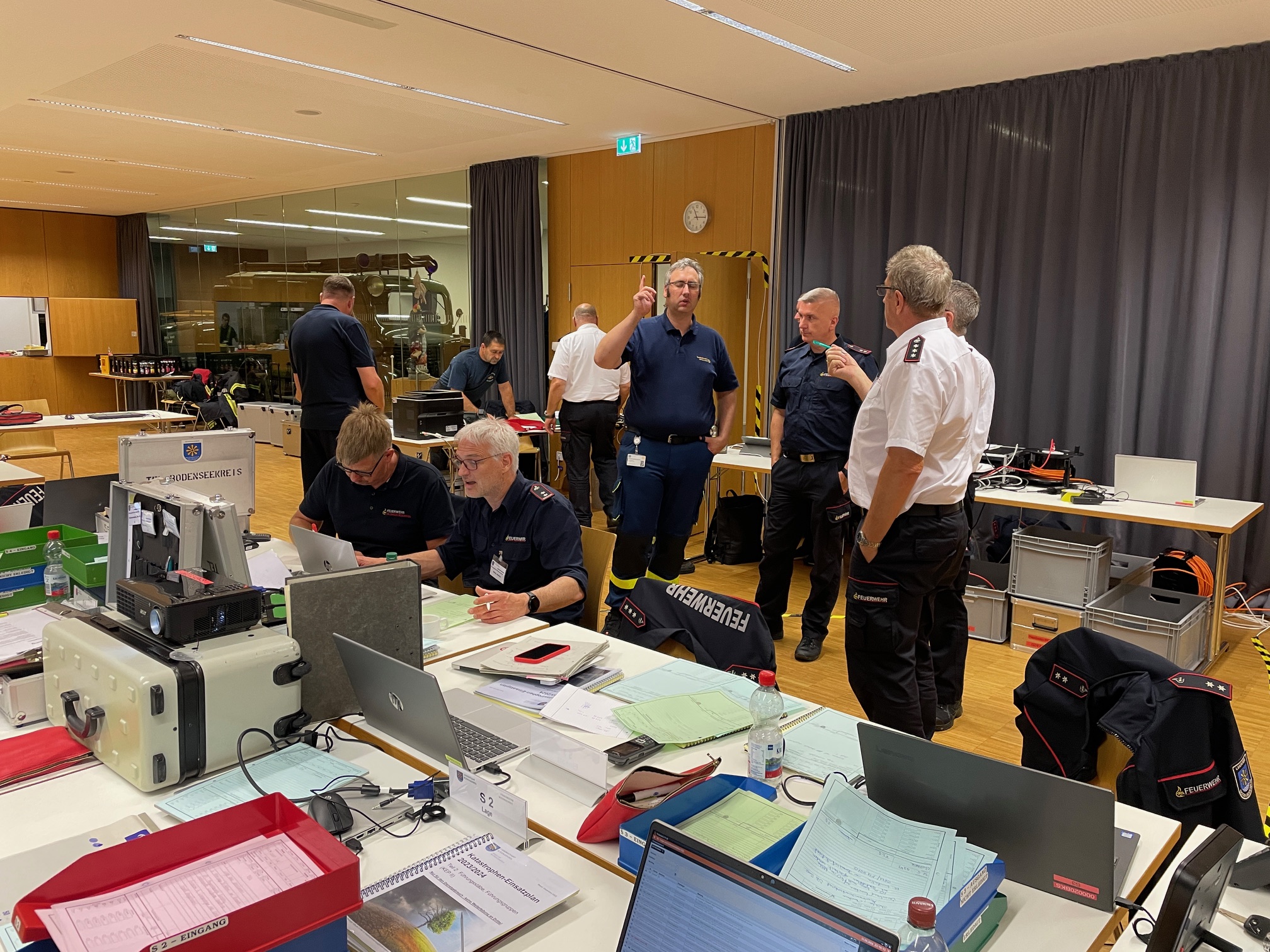Friedrichshafen: Zwischenmeldung vom 1. Juni 2024 um 2 Uhr zur aktuellen Einsatzlage bei der Hochwasserlage im Bodenseekreis